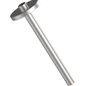straight thermowell with flange