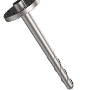 helical taper thermowell with flange