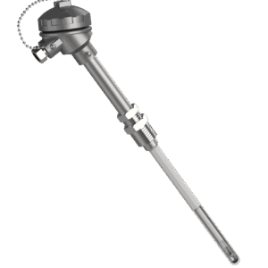 t – 804 thermocouple with double protection tube & adjustable fitting